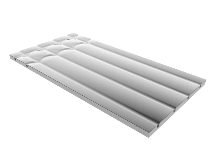 DH droogbouw vloerverwarming 20mm EPS 400 recht element