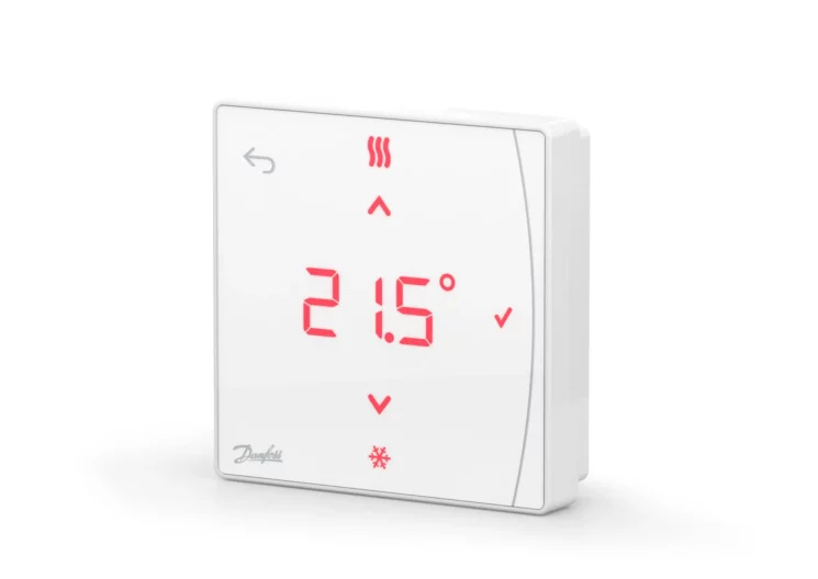 Danfoss Icon2 Display vloerverwarming thermostaat voorkant