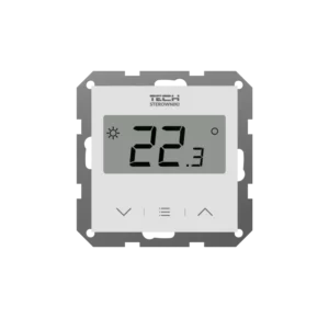 Tech regeling vloerverwarming - kamerthermostaat - EU-F-12b Wit