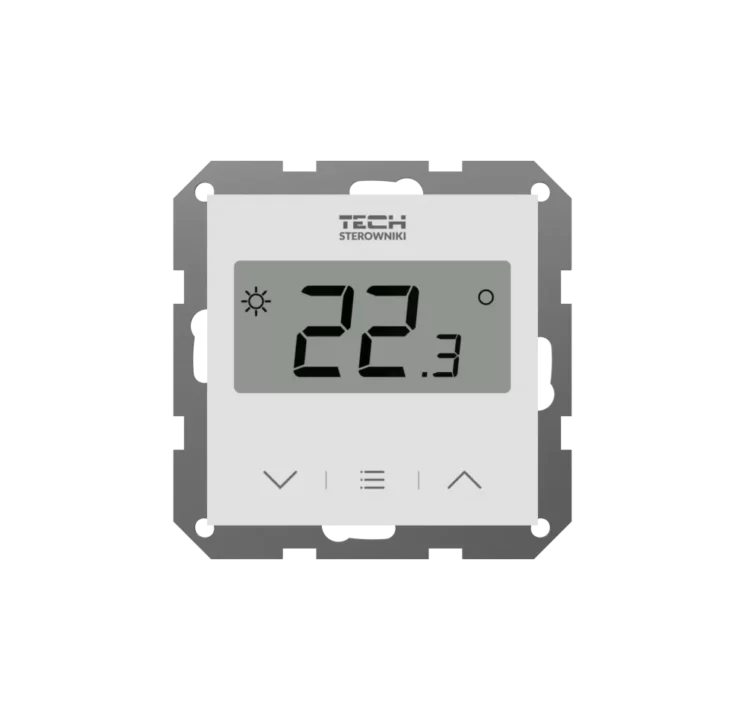 Tech regeling vloerverwarming - kamerthermostaat - EU-F-12b Wit