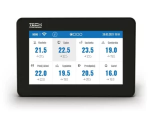 Tech regeling vloerverwarming - EU-M-12T - Zwart