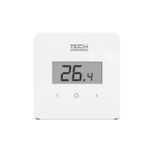 Tech regeling vloerverwarming - kamerthermostaat - EU-R-12b wit - voorkant