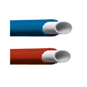 Meerlagenbuis in mantelbuis - Rood en blauw