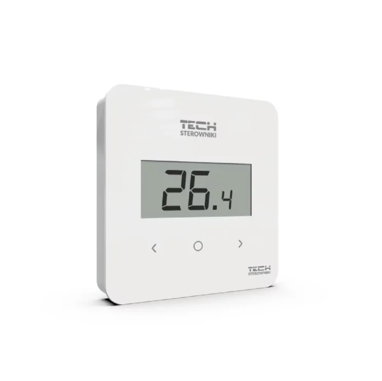 Tech regeling vloerverwarming - kamerthermostaat - EU-R-12b wit - voorkant