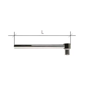 Radiator aansluitbocht - kort ontwerp